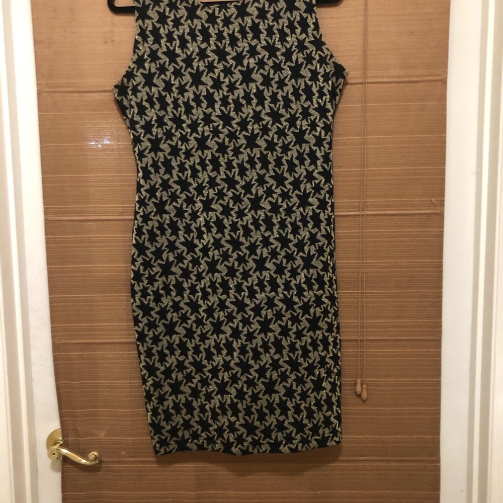 Vintage Avon Fashions Gold/Black Star dress